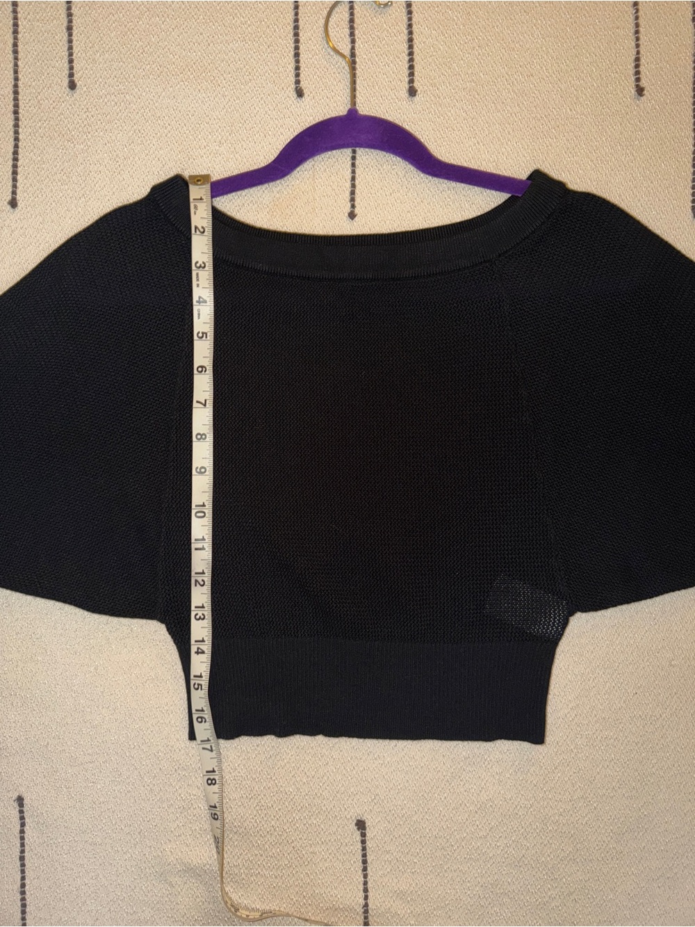 Express Dolman Sleeve Crop light Sweater (XS) - Picture 8 of 14